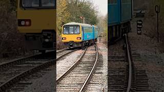 elr ramsbottom railway station dmu gala class144 pacer 144109 levelcrossing heritage [upl. by Attenaej]