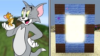 MİNECRAFTTA TOM VE JERRY DÜNYASI PORTALI [upl. by Manville481]