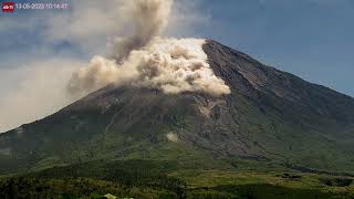 May 13 2023 Pyroclastic flow caught on camera at Semeru Volcano [upl. by Doran]