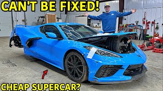 Rebuilding A Wrecked 2023 Corvette C8 [upl. by Giarla]