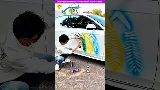 Magical car spray painting 😍 Viral Gadgets Smart Appliances Home Inventions MTS Gyan [upl. by Luas]