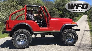 WFO CONCEPTS 53 LS Swap in CJ5 [upl. by Hcahsem]