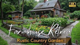 Rustic Farmhouse Garden Ideas Integrating Countryside Charm and Tranquility into Your Outdoor Space [upl. by Munafo107]