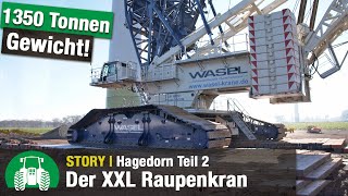 Liebherr LR11000 Raupenkran  Hagedorn Gruppe  Maaßen  Wasel  Kraftwerk Lünen amp Windkraft Teil 2 [upl. by Tersina73]