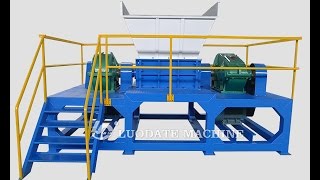 Multifunctional ShredderWood Shredder Plastic Shredder Waste ShredderTyre Shredding Machine [upl. by Pinckney]