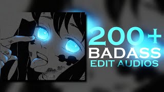 200 badass edit audios because you need them💖🔥 [upl. by Uhile]