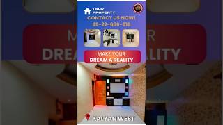 1 BHK AFFORDABLE FLAT FOR SALE NEAR PODDAR SCHOOL WAYLENAGAR KHADAKPADA KALYAN WEST  1BHK [upl. by Hazeghi893]