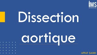 cours dissection aortique tous les détails  qcm diagest corrigées [upl. by Nohtan204]