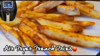 Air Fryer French Fries Recipe  CRISPY Homemade French Fries [upl. by Adnam121]