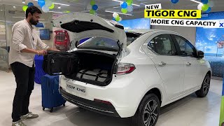 Cheaper Than Hatchback Finally New Tata Tigor CNG  Review [upl. by Suidualc]