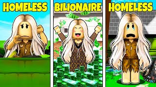 HOMELESS To BILLIONAIRE To HOMELESS Roblox [upl. by Reger850]