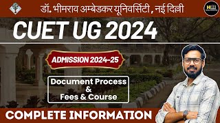 AUD Admission Process After CUET UG 2024 Dr Bhimrao Ambedkar University Delhi Admission [upl. by Leisam683]