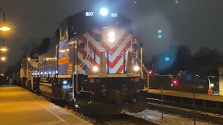 Metra 507 leads Metra 2139 through Grayland [upl. by Anelyak100]