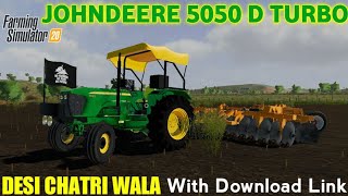 Fs 20 Johndeere 5050 D Ke Saath Testing 😈 farming simulator 20  with download link  5050d [upl. by Duff]