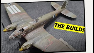 Heinkel He111  Airfix build [upl. by Anaela]