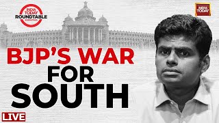 K Annamalai LIVE India Today Roundtable  BJP’s War For The South  Karnataka Election 2023 [upl. by Ecirtel]