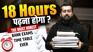 ⏳ The Most Honest Bank Exams Time Table  Study Plan  Aashish Arora [upl. by Buchheim895]