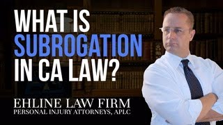 What is subrogation in a civil claim [upl. by Assiluj]