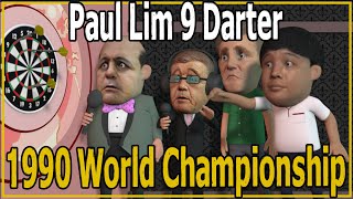 Paul Lim 9 Darter BDO World Darts Championship 1990 [upl. by Oys448]