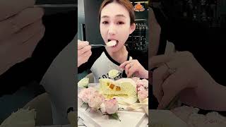 🍰🥄 So Tempting 🥄🍰 YummyTime 🎂🌈 SweetCravings 🍫💖 CakeMukbang 🍴 [upl. by Nolrac556]