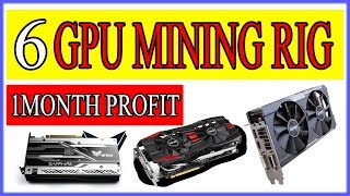 6 GPU Mining Rig Profits in 1 Month ETHETC UrduHindi By Zakria 2017 [upl. by Ilujna]