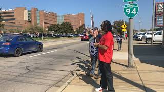 Eaton Aerospace workers in Jackson go on strike [upl. by Yrelle945]