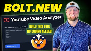 Boltnew How I Built a VIRAL YouTube Analytics Tool in 10 Minutes 🚀 [upl. by Gaynor]