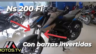 Nueva NS200 barras invertidas🔥🔴 MotosTV [upl. by Eva814]