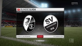 Lets Play FIFA 17 Preview  2 Runde DFB Pokal 1617  SC Freiburg vs SV Sandhausen [upl. by Evvie]