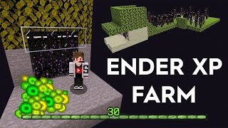 Minecraft Enderman XP Farm  Easy Tutorial and Very Effective  120 [upl. by Nonnaehr602]