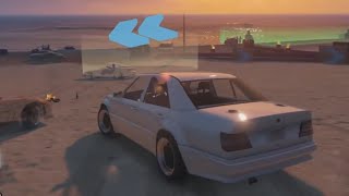 GTA 5  Benefactor mercedes benz W124 Drift  قراند درفت بالمرسيدس الجديدة [upl. by Ayvid]