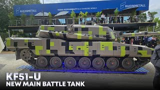 Rheinmetall Unveils New Main Battle Tank KF51U with future Turret CUT at Eurosatory 2024 [upl. by Hameean]