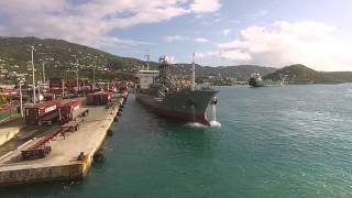 Cargo Ship docking at Tropical dock [upl. by Eetak]