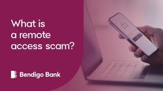 What is a remote access scam  Bendigo Bank [upl. by Assital]