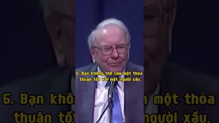 10 câu nói khiến bạn phải suy ngẫm của nhà đầu tư huyền thoại Warren Buffett [upl. by Wayolle]