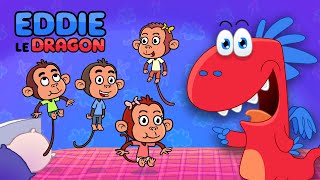 5 Petits Singes  Chanson Pour Enfants En Anglais  Eddie Le Dragon [upl. by Moyer955]