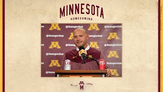 Press Conference PJ Fleck Postgame vs Maryland 2024 [upl. by Attevaj]