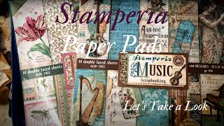 Stamperia Paper Pads Flip Through  Music House of Roses Spring Botanic Precious [upl. by Asteria]