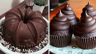 10 Indulgent Chocolate Cake Recipes  Easy Chocolate Cake Decorating Ideas  So Yummy Cake 2 [upl. by Ahterod]