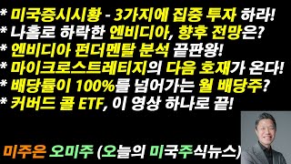 오늘의 미국주식뉴스 엔비디아 펀더멘탈 분석 끝판왕  마이크로스트레티지의 다음 호재  배당률이 100를 넘어가는 월 배당주  커버드 콜 ETF 이 영상 하나로 끝 [upl. by Adleremse]