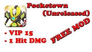 FREE Pocketown Ver 160 MOD APK  1 Hit Damage  VIP 15 [upl. by Alroy]