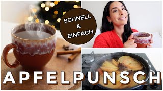 LECKER amp EINFACH ⭐️ Weihnachtsrezept APFELPUNSCH  Lamiya [upl. by Denie]