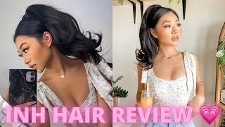 INH HAIR VIDEO REVIEW 👱🏼‍♀️ PONYTAIL amp 16” UCLIP [upl. by Mharba]