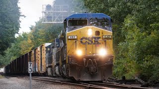 CSX M427 departs Rockingham junction bound for Albany [upl. by Lunseth]