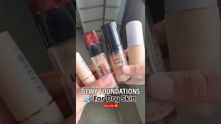 😯Dewy foundation 💦 For Dry skin ✨ Must try its 😍 viralvideo makeupshots trendeyemakeupmeesho [upl. by Eecal207]