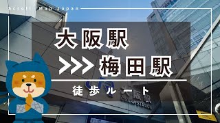 【大阪駅】梅田駅への行き方 [upl. by Spearing]