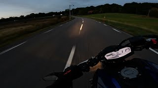 YAMAHA MT07  MIVV GP PRO PURE SOUND  NIGHT RIDE [upl. by Ennove296]