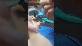 Haciendo por primera vez la flor de mosaico con el acrílico uñas nailtutorial acrylic nailart [upl. by Gaddi399]