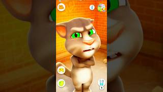 Talking tom cat 🤣😺 shorts youtubeshorts talkingtom talkingtom gaming cartoon [upl. by Ayhtin]