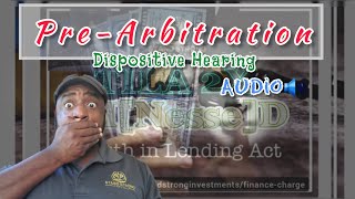 Dispositive Motion Hearing Audio [upl. by Aoh]